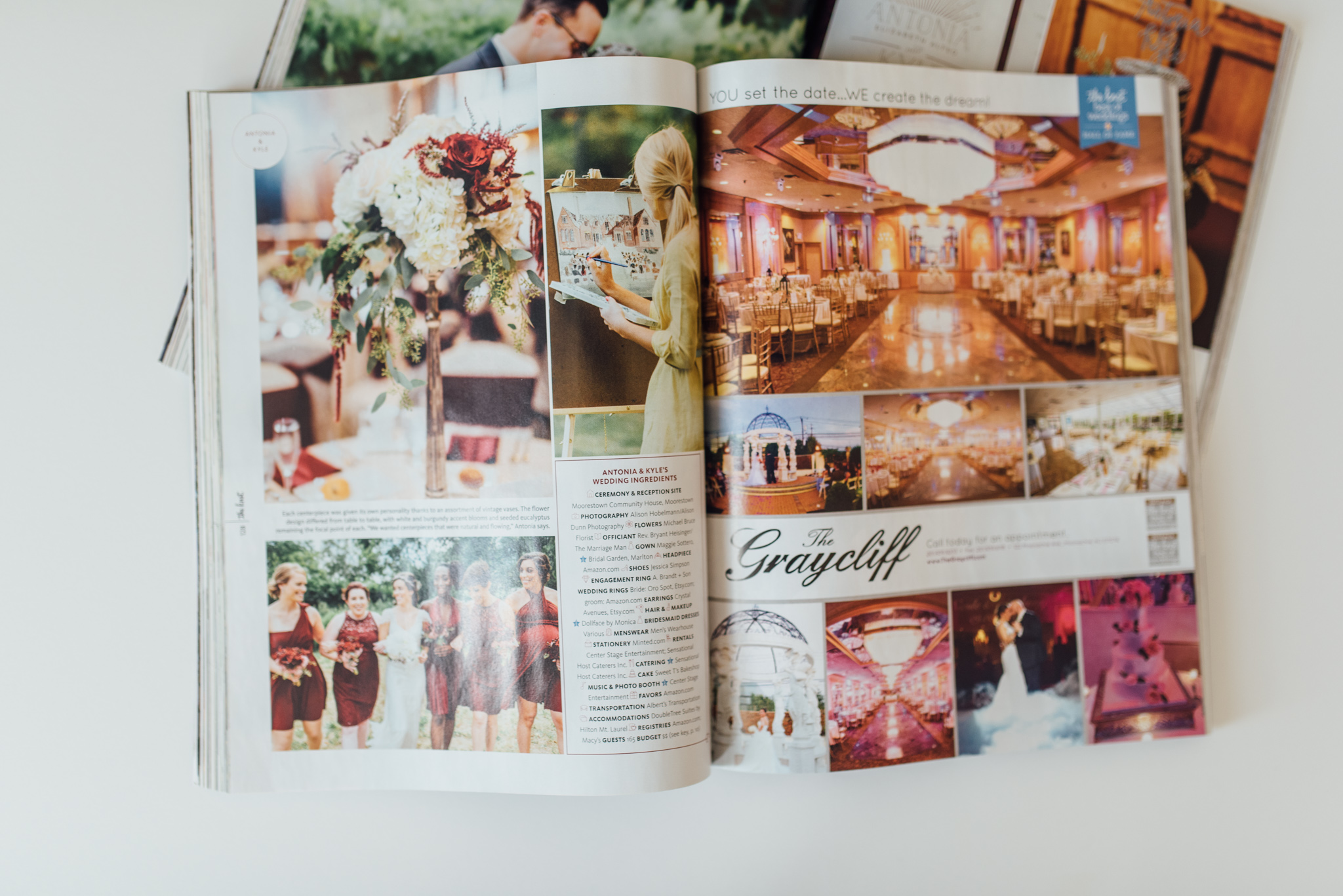 The Knot Magazine Featured Wedding - Moorestown Community House - Burlington County New Jersey - Alison Dunn Photography photo