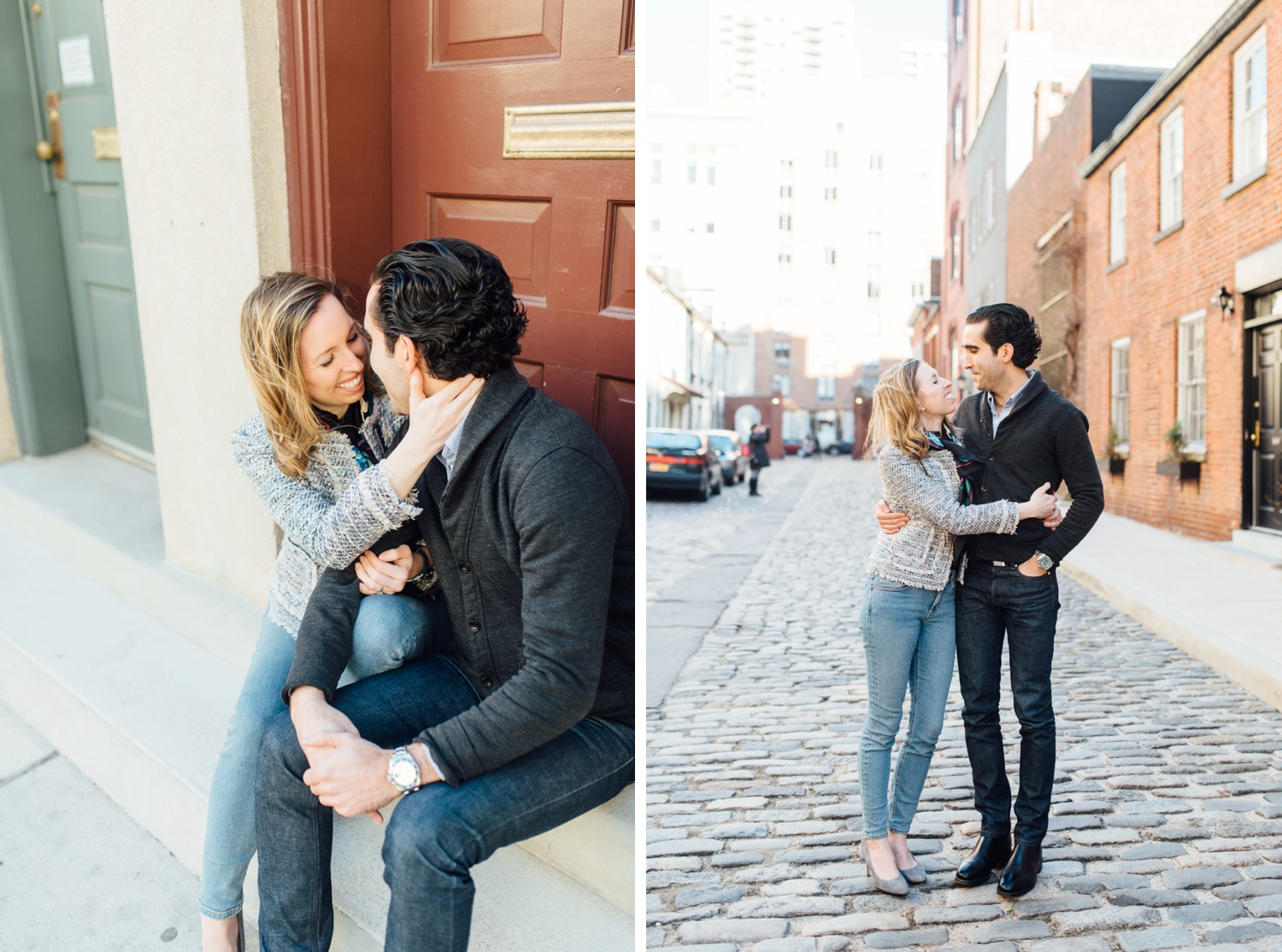 Tara + Jason - Greenwich Village Engagement Session - New York Wedding Photographer - Alison Dunn Photography photo
