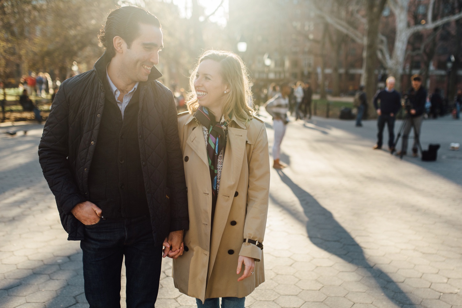 Tara + Jason - Washington Square Park Engagement Session - New York Wedding Photographer - Alison Dunn Photography photo