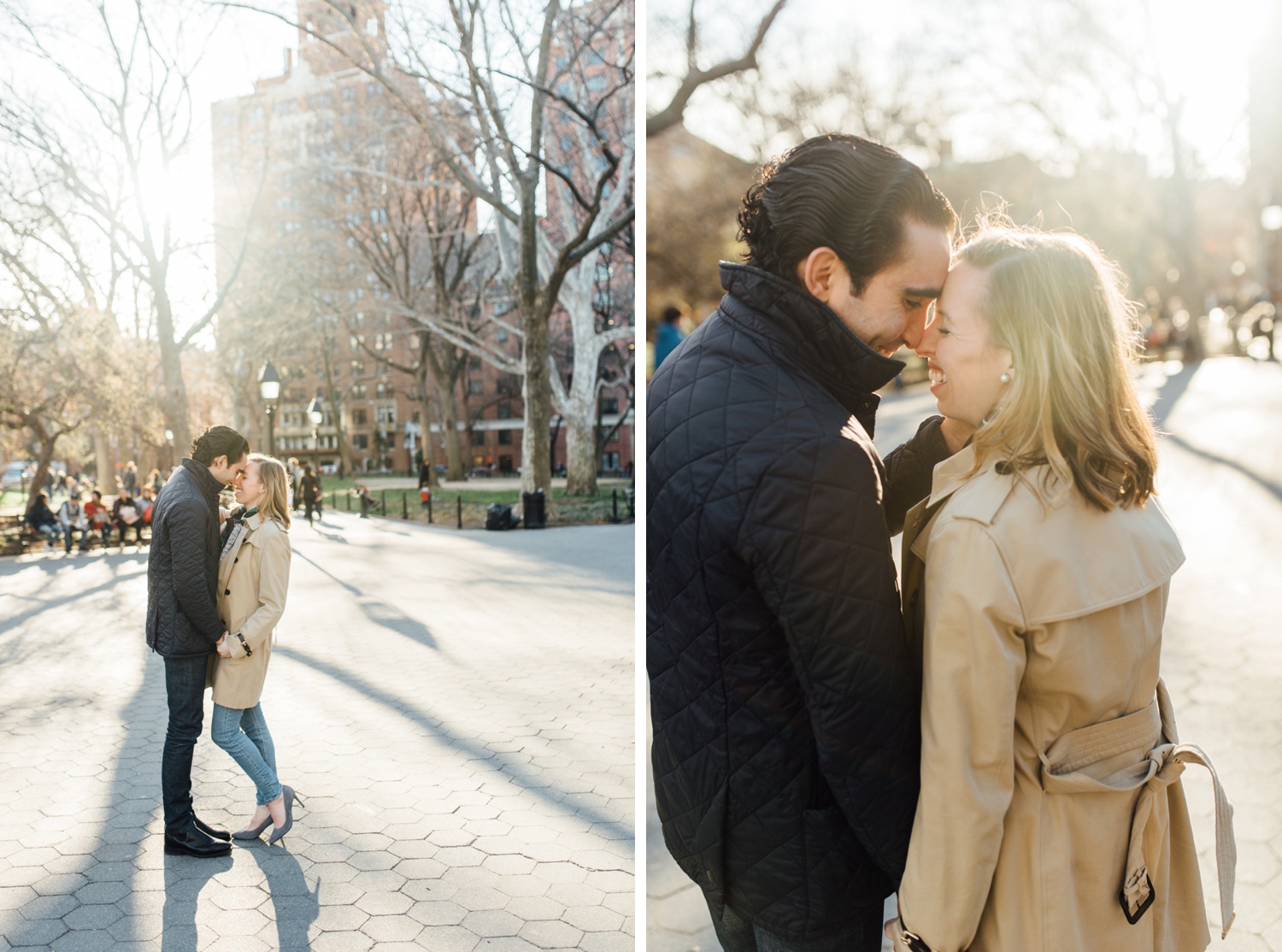 Tara + Jason - Washington Square Park Engagement Session - New York Wedding Photographer - Alison Dunn Photography photo