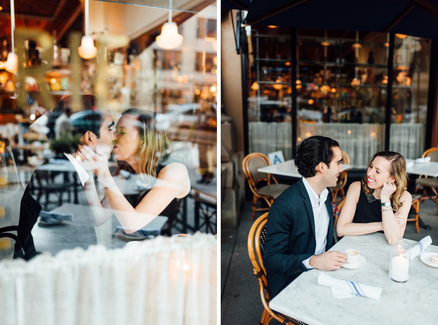 Tara + Jason - Lafayette Restaurant Engagement Session - New York Wedding Photographer - Alison Dunn Photography photo