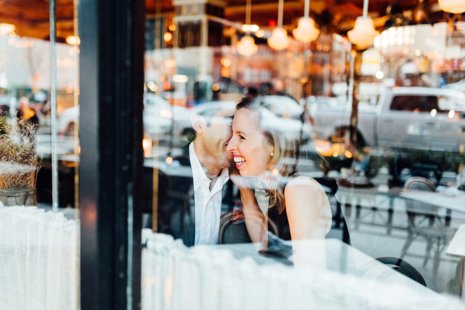 Tara + Jason - Lafayette Restaurant Engagement Session - New York Wedding Photographer - Alison Dunn Photography photo