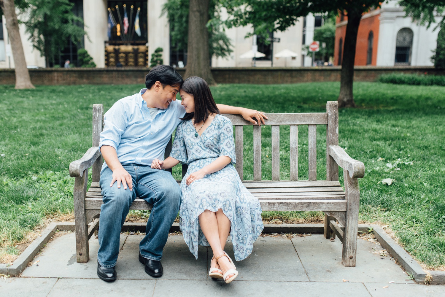 Yang Yoon + Bryan + Katie - Washington Square Park Family Session - Philadelphia Family Photographer - Alison Dunn Photography photo