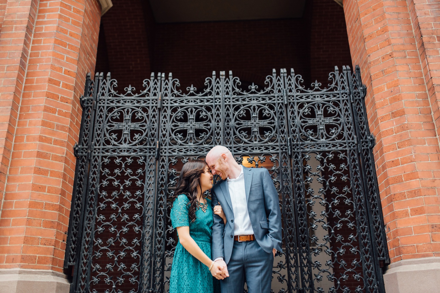 Meifung + David - Rittenhouse Square Engagement Session - Philadelphia Wedding Photographer - Alison Dunn Photography photo