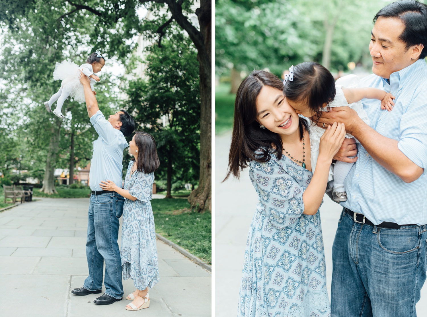 Yang Yoon + Bryan + Katie - Washington Square Park Family Session - Philadelphia Family Photographer - Alison Dunn Photography photo