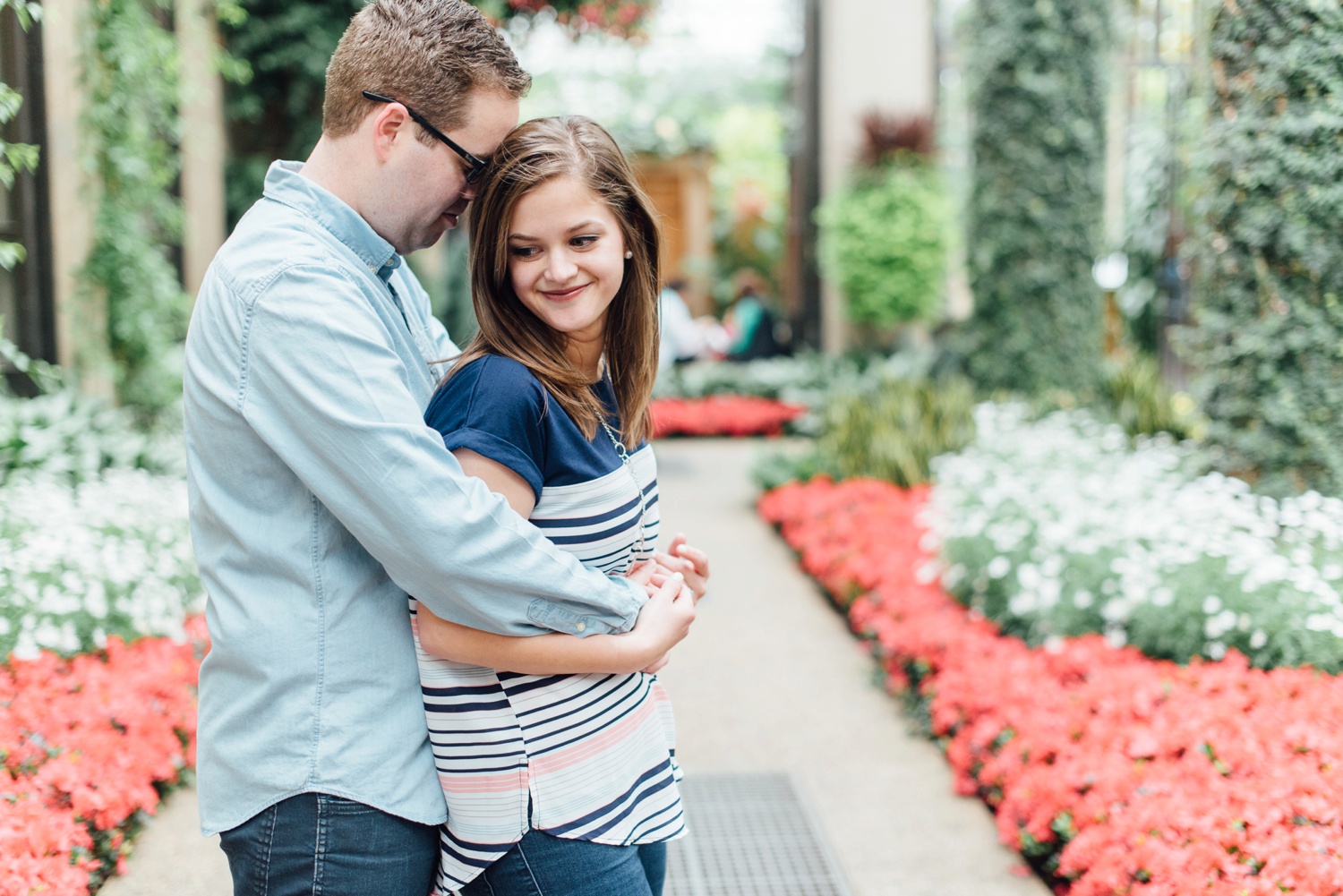 Lauren + Alec - Longwood Gardens Engagement Session - Kennett Square Wedding Photographer - Alison Dunn Photography photo