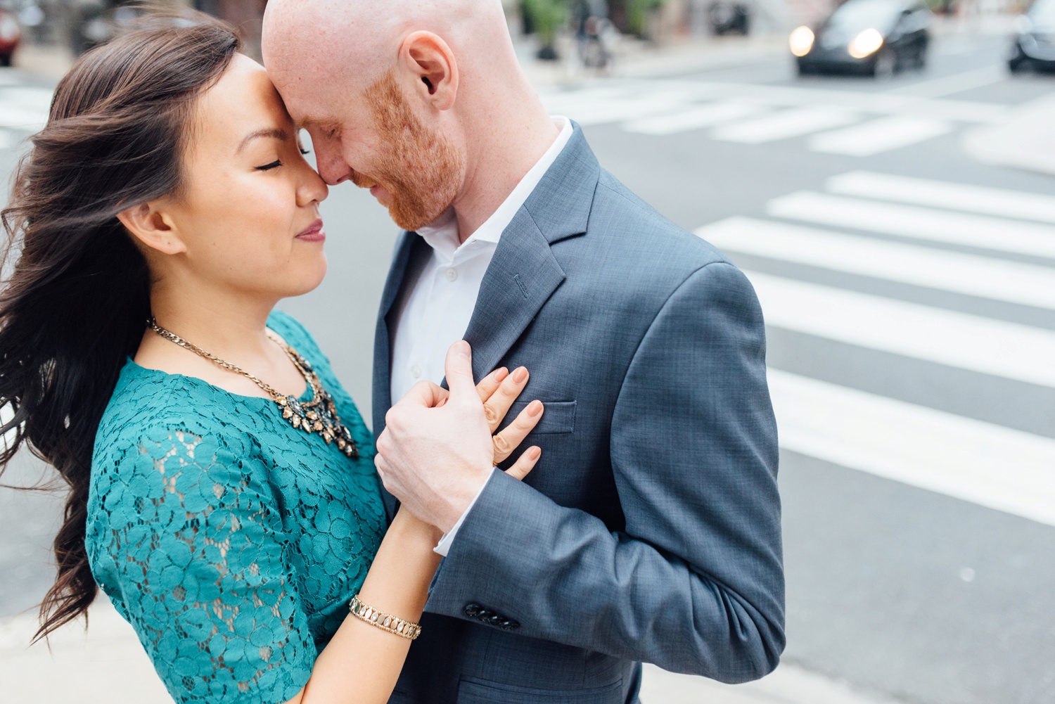 Meifung + David - Rittenhouse Square Engagement Session - Philadelphia Wedding Photographer - Alison Dunn Photography photo