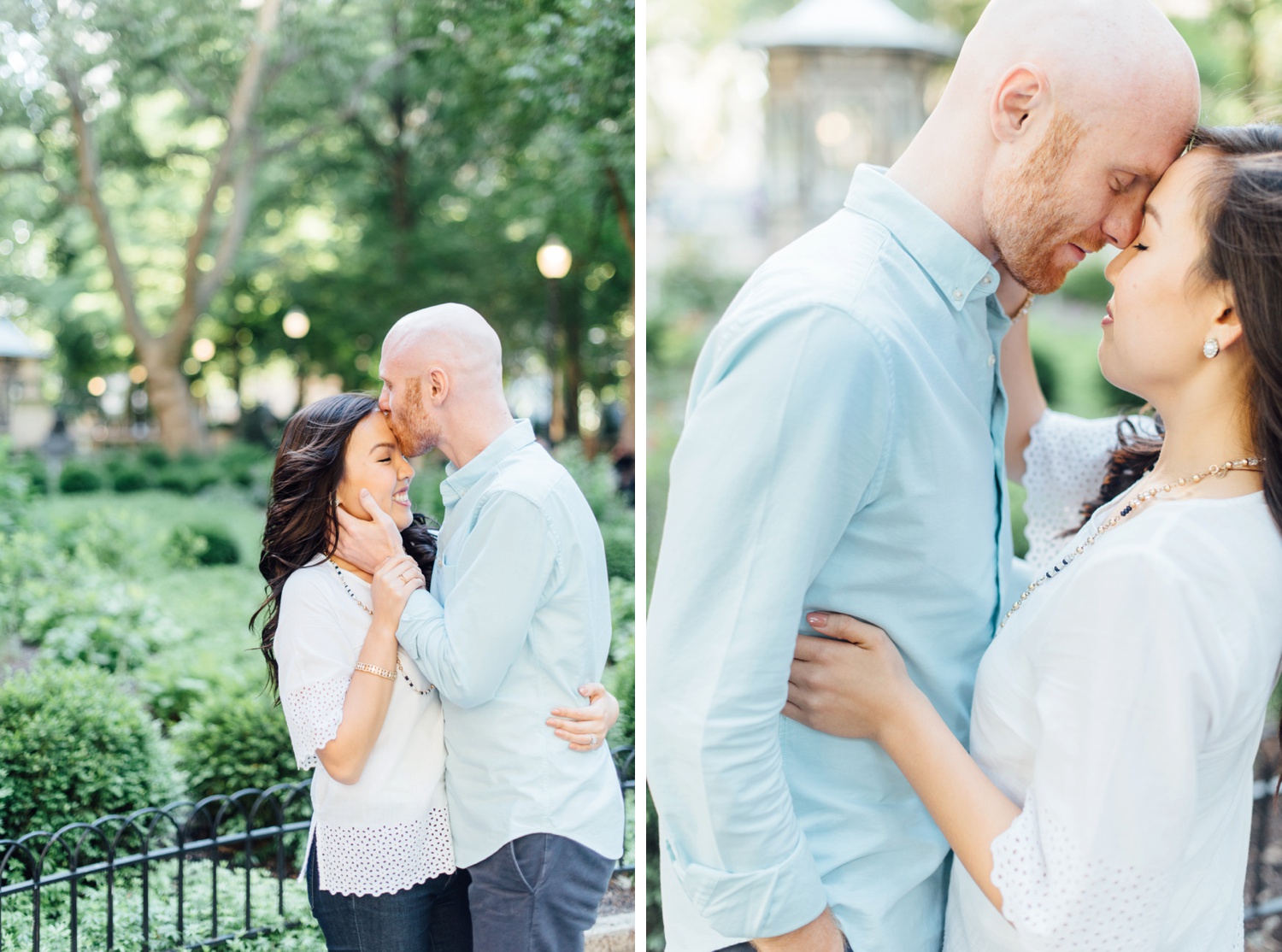 Meifung + David - Rittenhouse Square Engagement Session - Philadelphia Wedding Photographer - Alison Dunn Photography photo