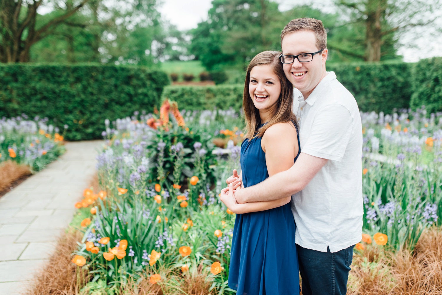 Lauren + Alec - Longwood Gardens Engagement Session - Kennett Square Wedding Photographer - Alison Dunn Photography photo