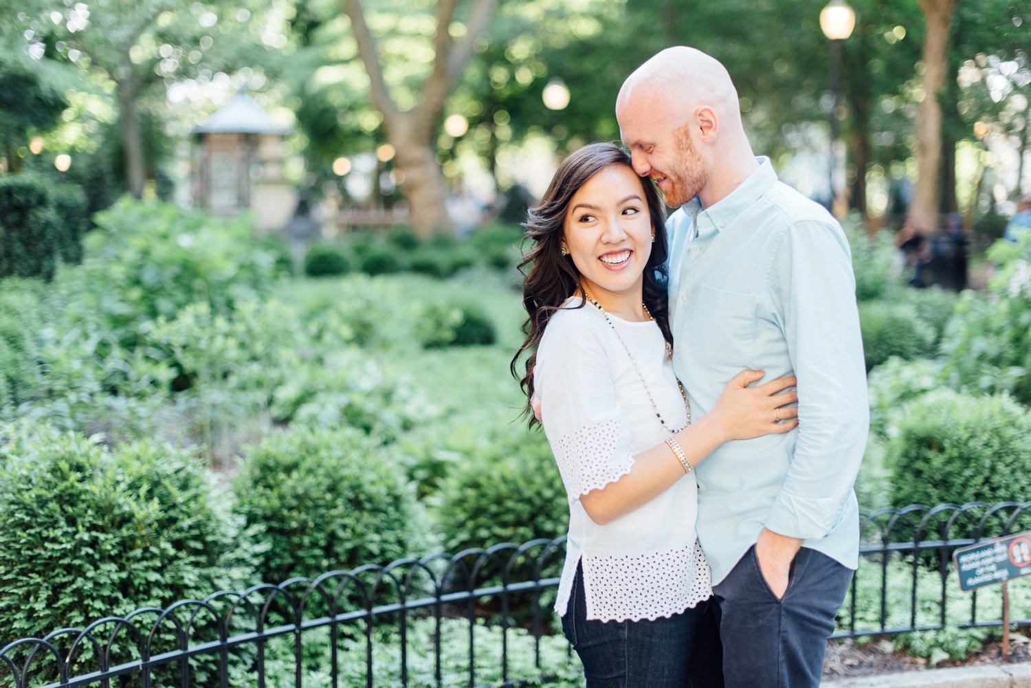 Meifung + David - Rittenhouse Square Engagement Session - Philadelphia Wedding Photographer - Alison Dunn Photography photo