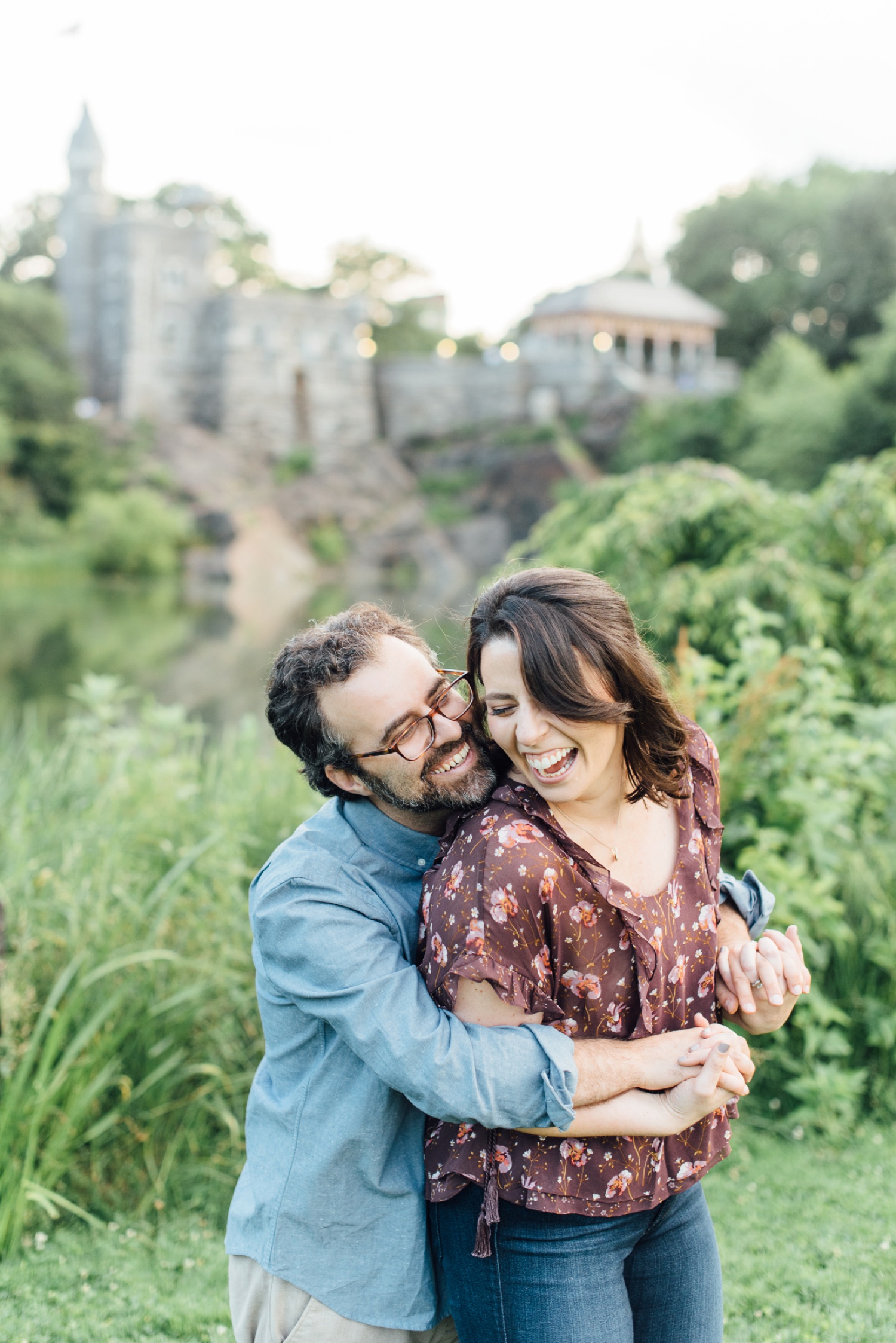 Mollie + Andrew - Delacorte Theater - Central Park Engagement Session - Alison Dunn Photography photo