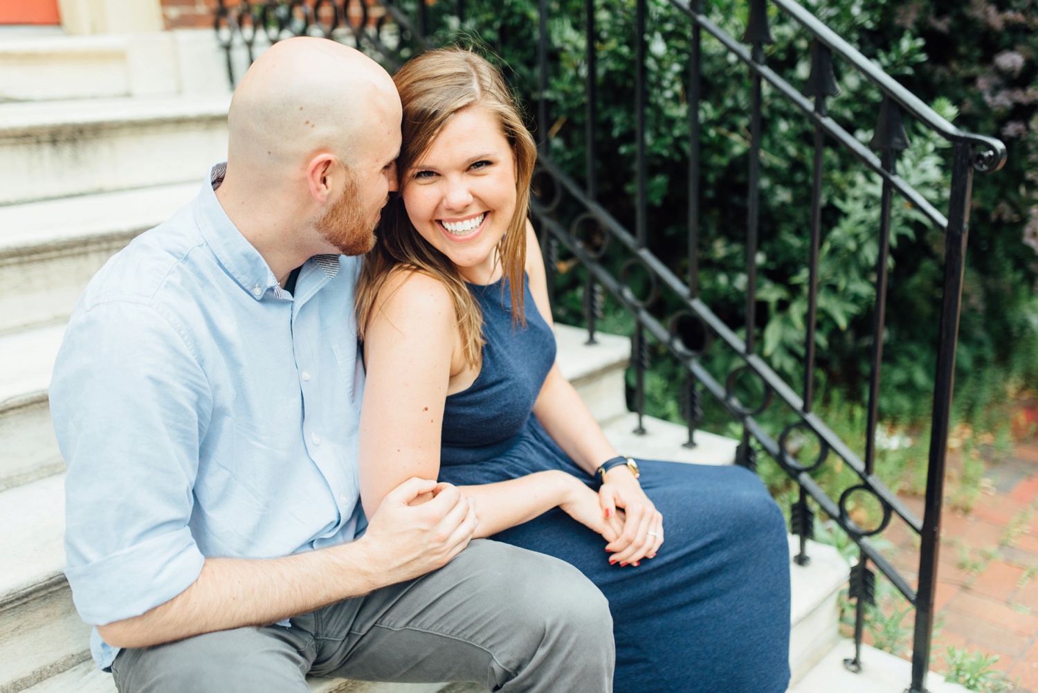 Matt + Caitlin - Old City Engagement Session - Alison Dunn Photography photo