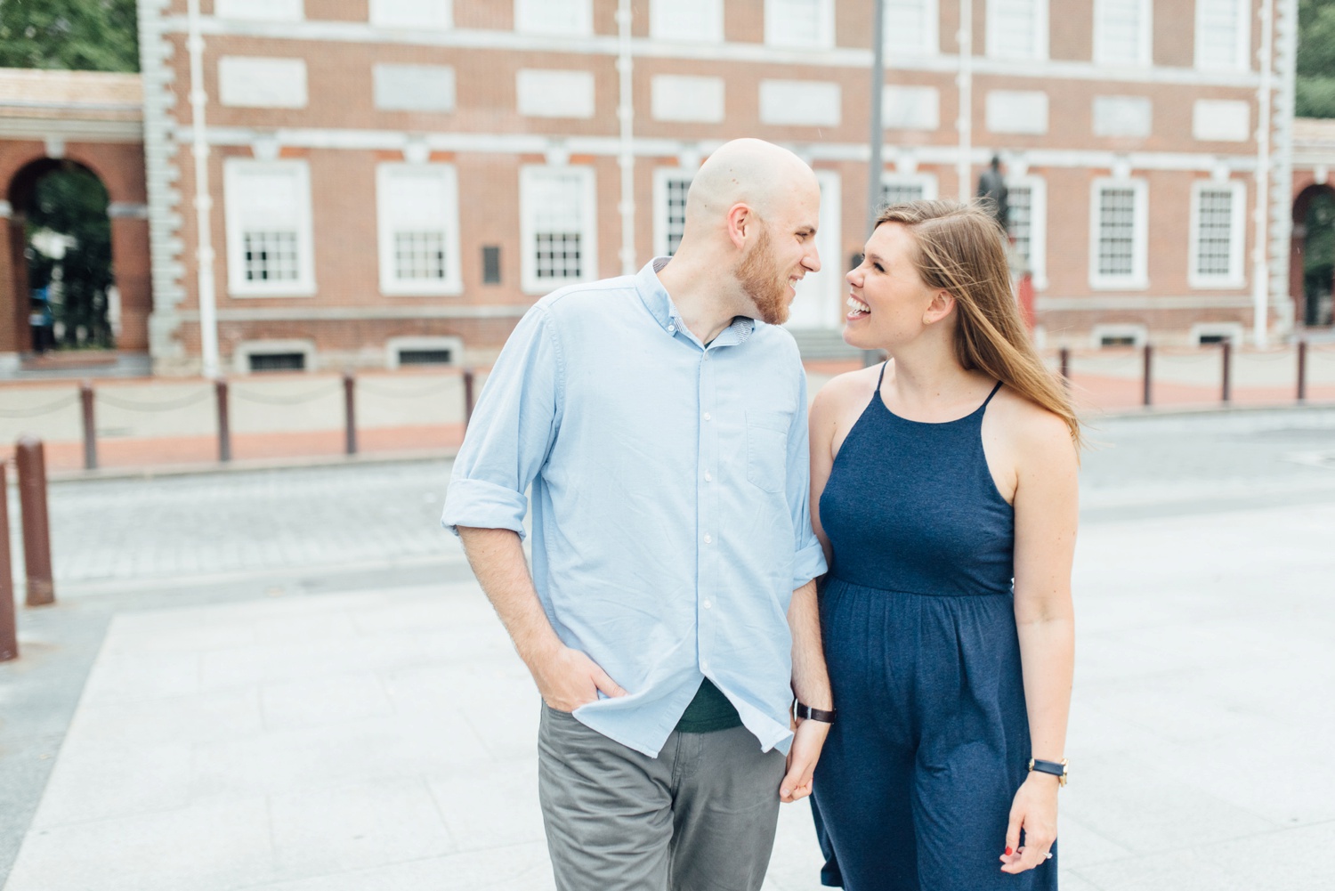 Matt + Caitlin - Old City Engagement Session - Alison Dunn Photography photo