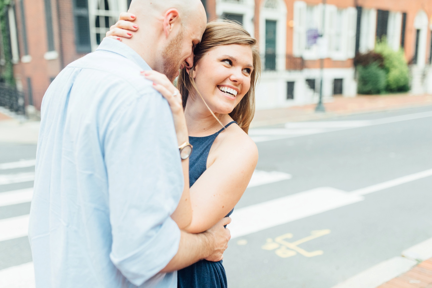 Matt + Caitlin - Old City Engagement Session - Alison Dunn Photography photo