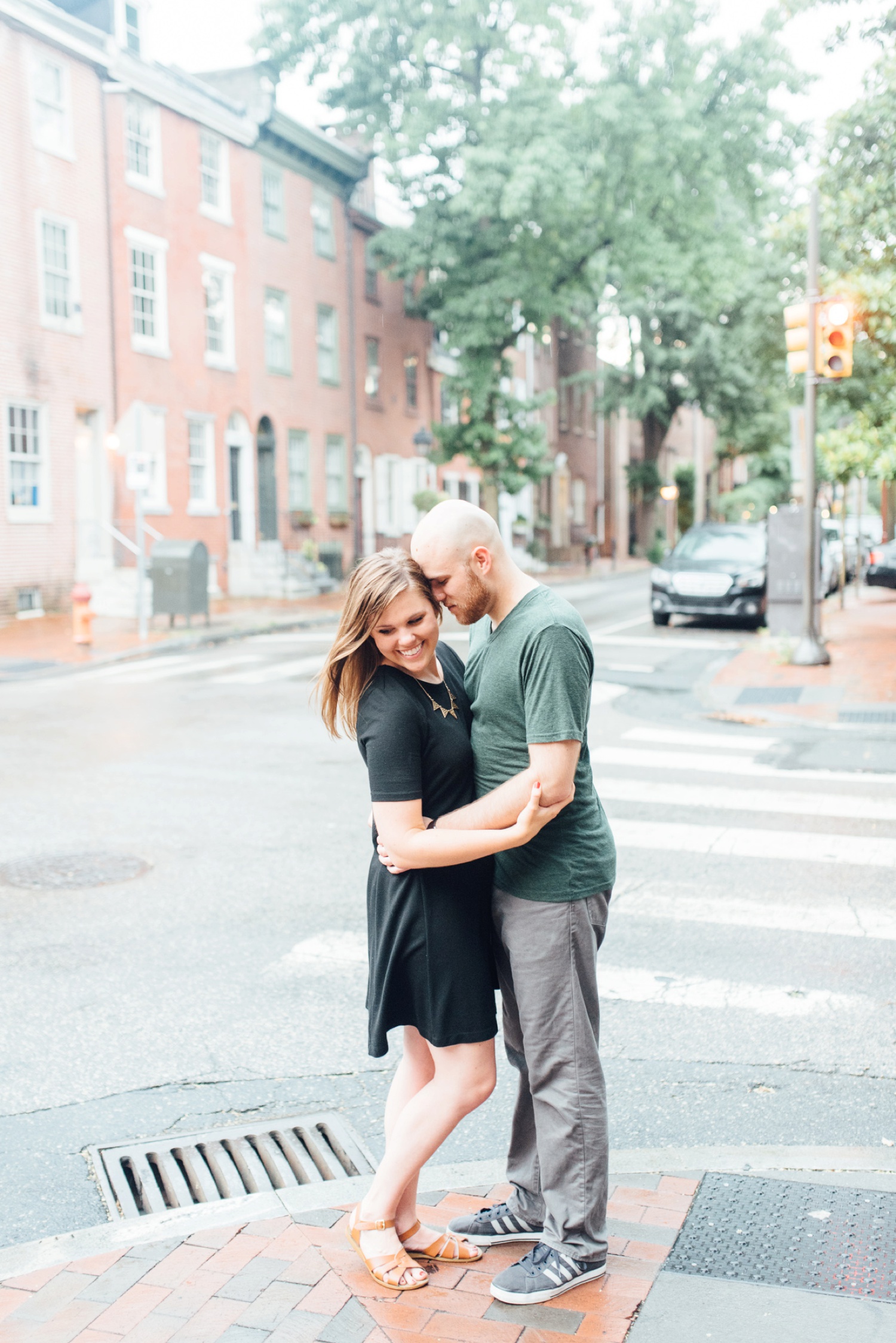 Matt + Caitlin - Old City Engagement Session - Alison Dunn Photography photo