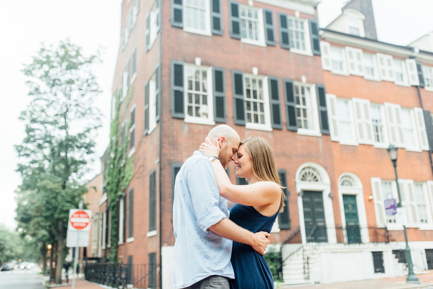 Matt + Caitlin - Old City Engagement Session - Alison Dunn Photography photo