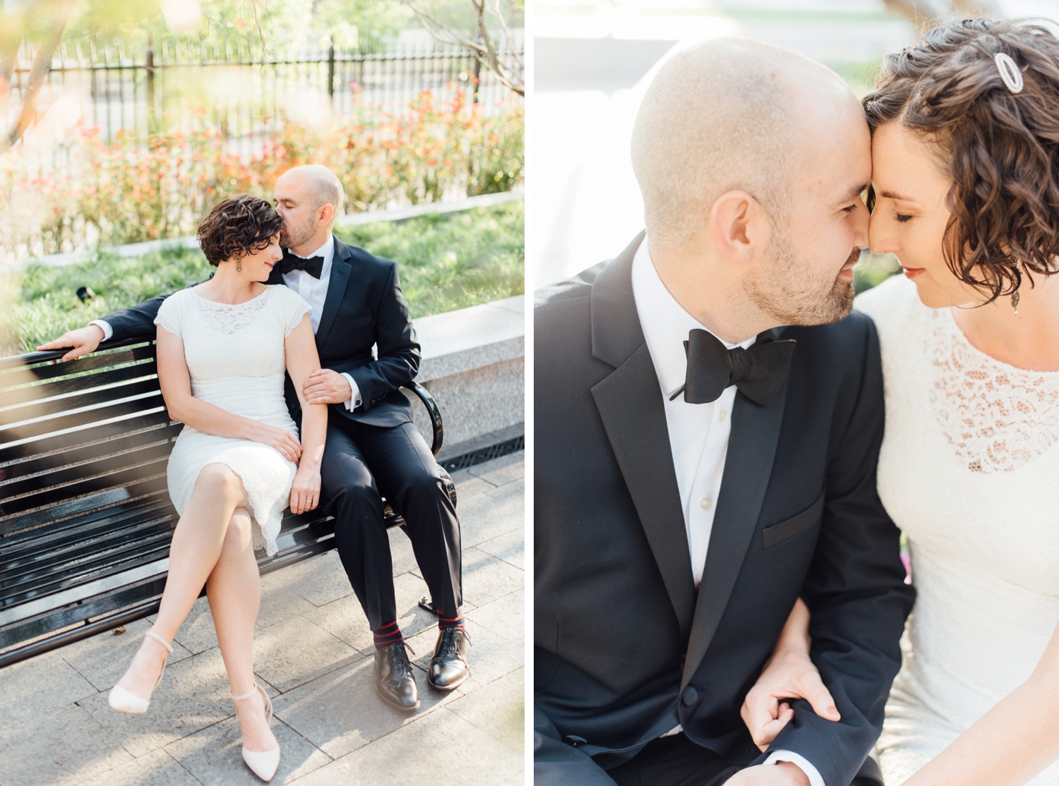 LDS Philadelphia Temple wedding photo