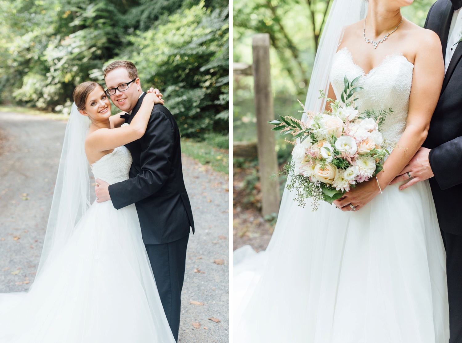 Lauren + Alec - Wissahickon Trail Wedding Portraits - Philadelphia Wedding Photographer - Alison Dunn Photography photo