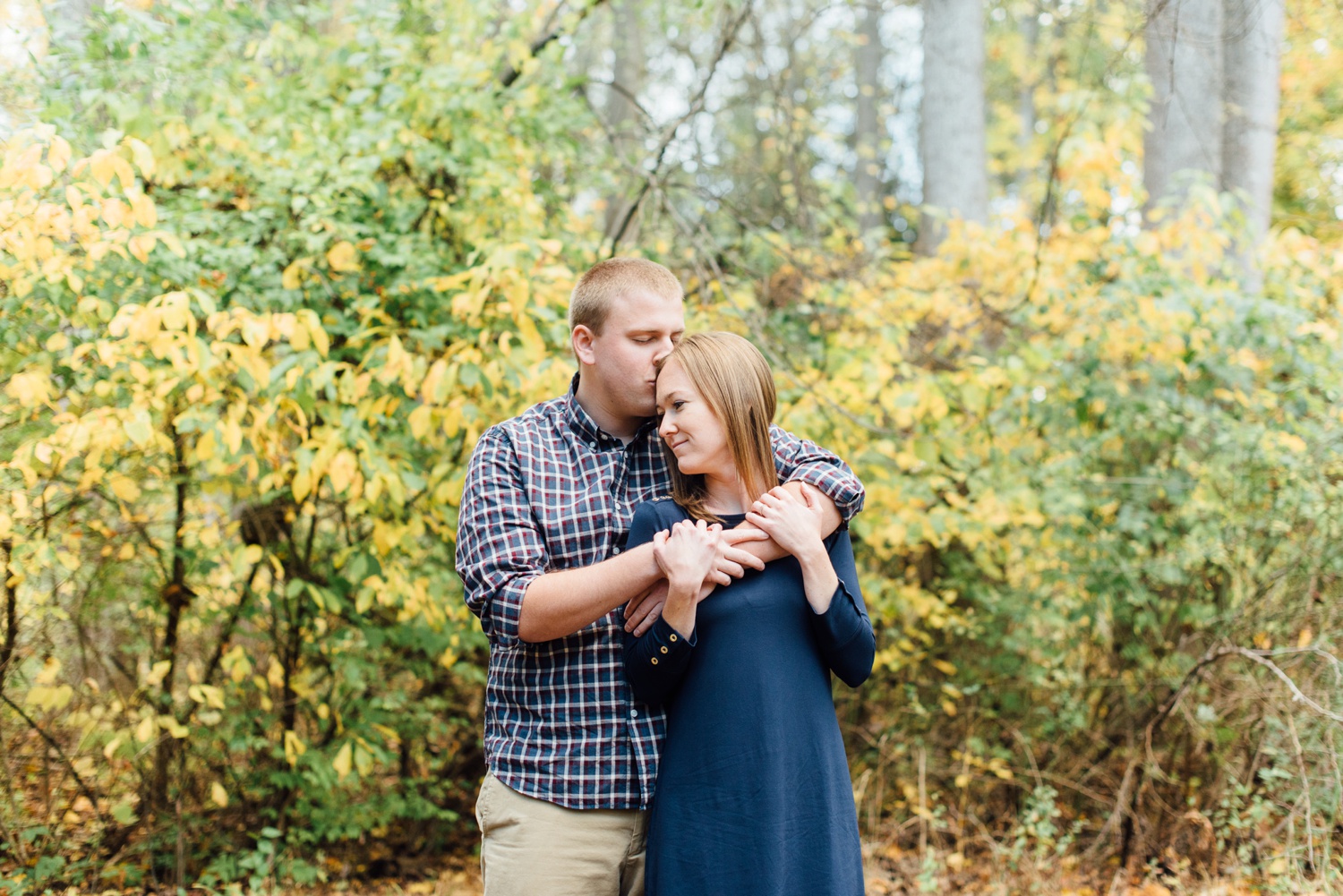 Kim + Jon - Ridley Creek State Park Engagement Session - Alison Dunn Photography photo