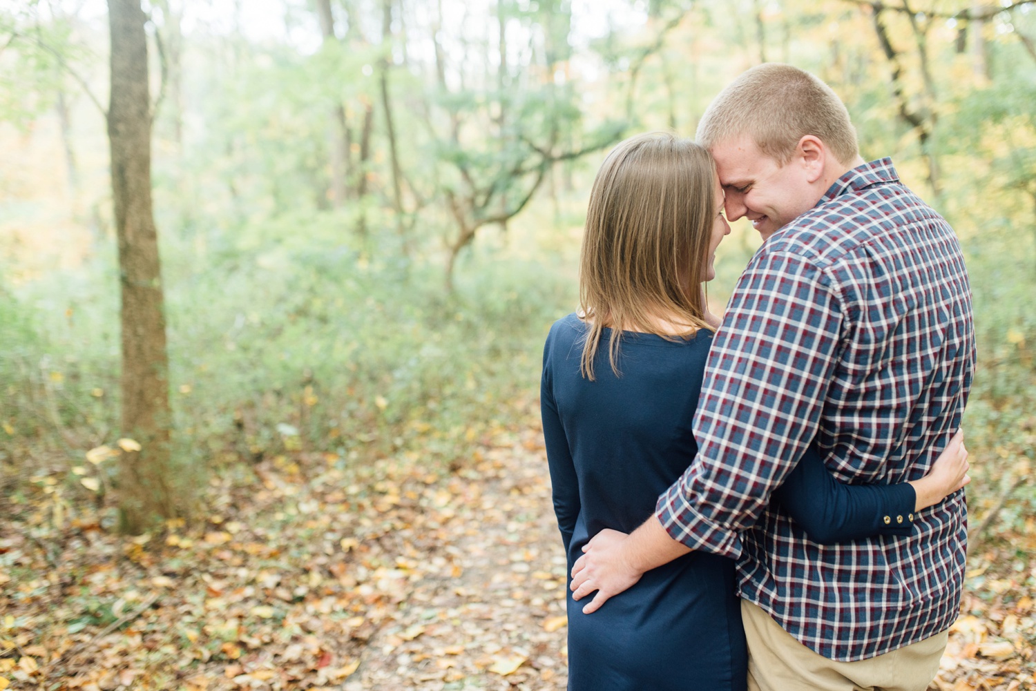 Kim + Jon - Ridley Creek State Park Engagement Session - Alison Dunn Photography photo