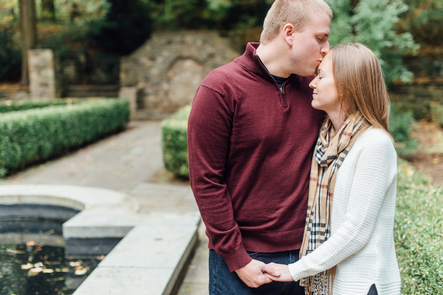 Kim + Jon - Ridley Creek State Park Engagement Session - Alison Dunn Photography photo