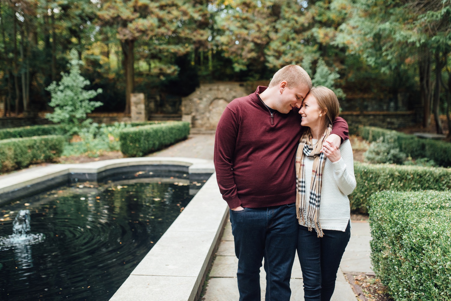 Kim + Jon - Ridley Creek State Park Engagement Session - Alison Dunn Photography photo