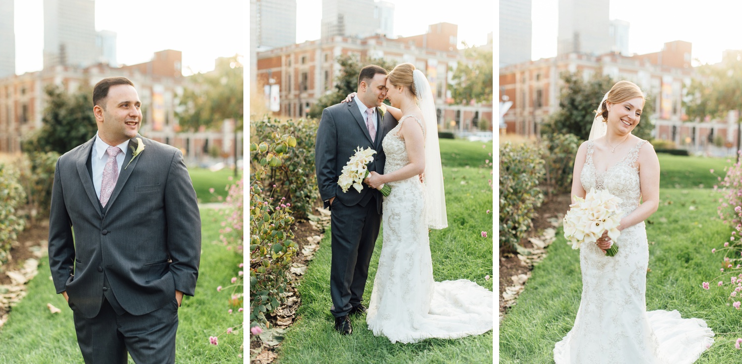 Lisa + Lou - The Logan Hotel Wedding - Swann Fountain Logan Square portraits - Philadelphia Wedding Photographer - Alison Dunn Photography photo