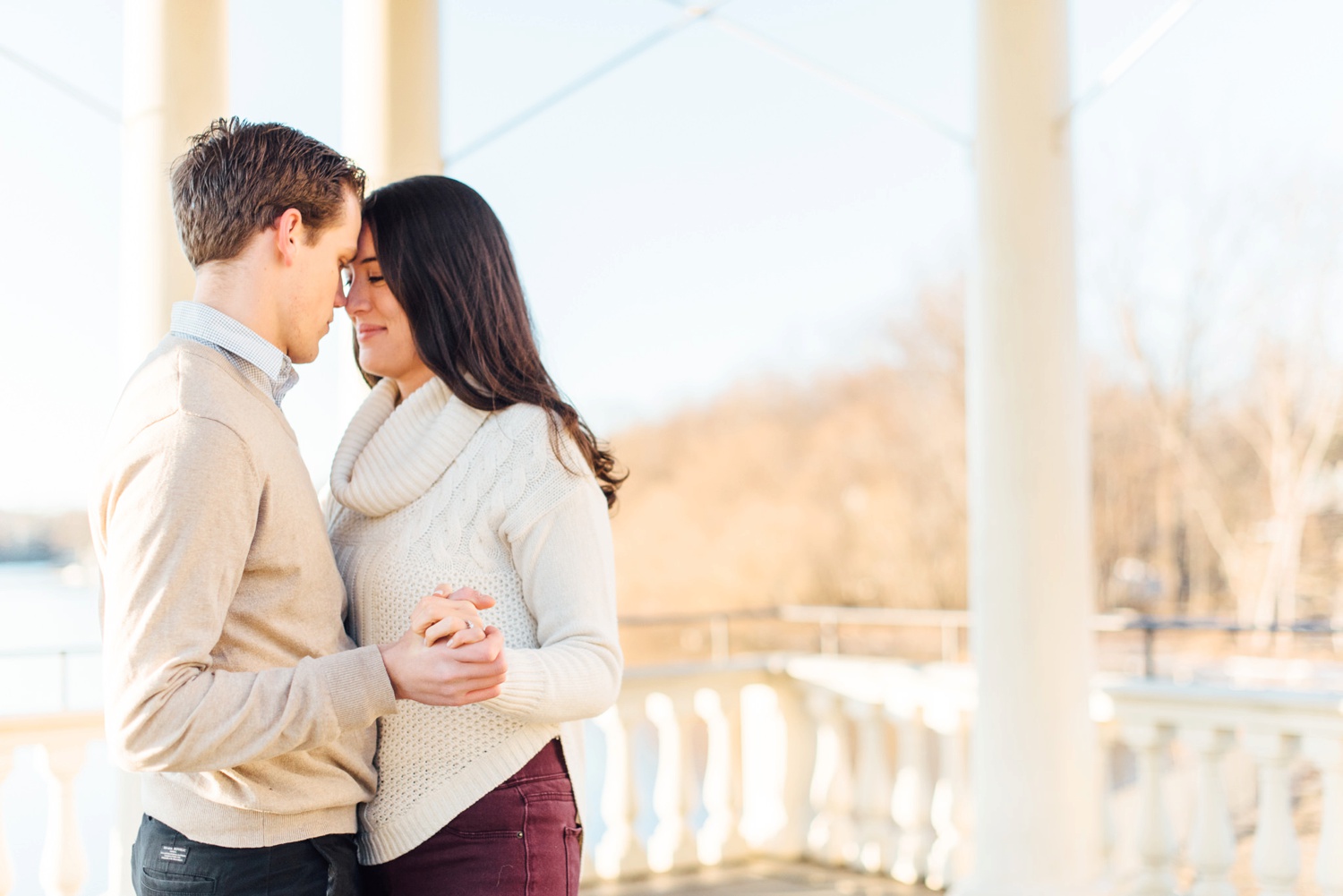 Erica + Chase - Art Museum Engagement Session - Philadelphia Wedding Photographer - Alison Dunn Photography photo