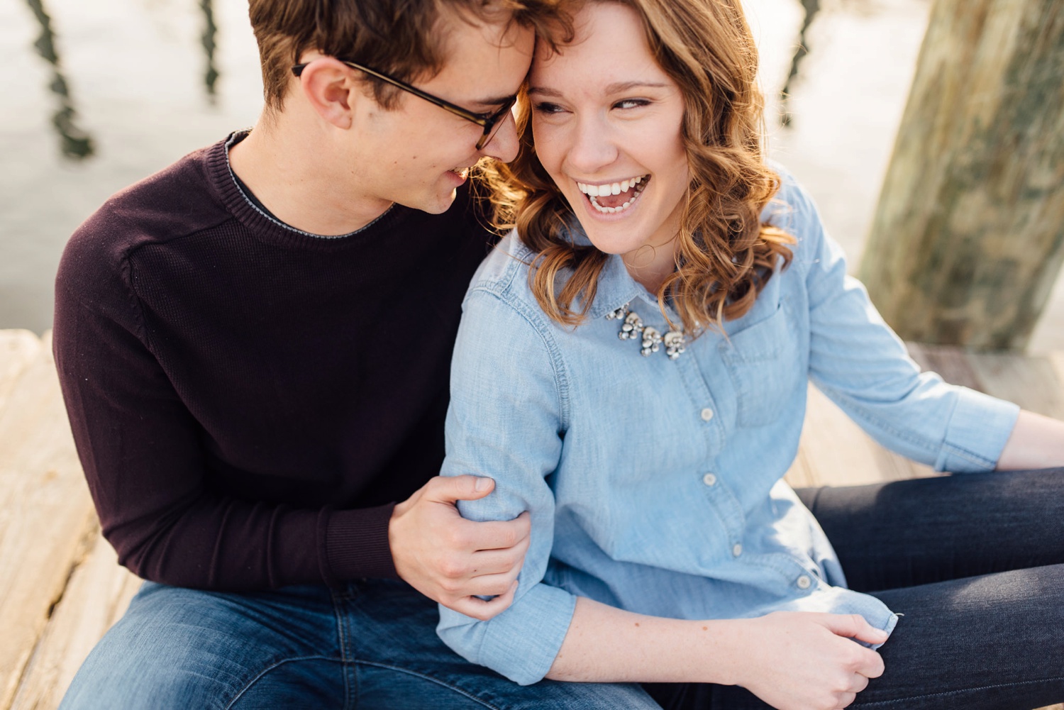 Hannah + Scott - Annapolis Engagement Session - Maryland Wedding Photographer - Alison Dunn Photography photo