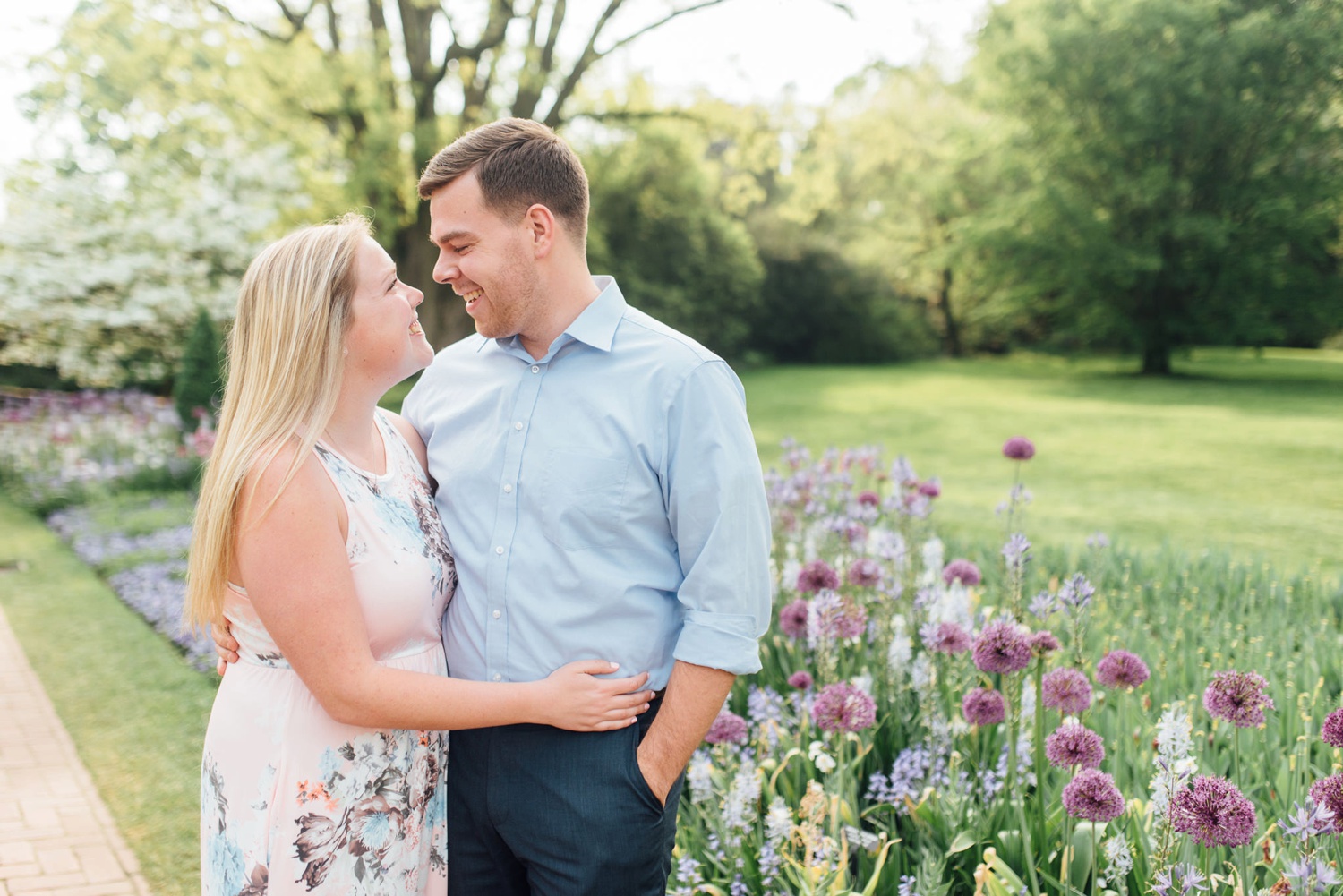 Cody + Stephanie - Longwood Gardens Engagement Session - Kennett Square Wedding Photographer - Alison Dunn Photography photo