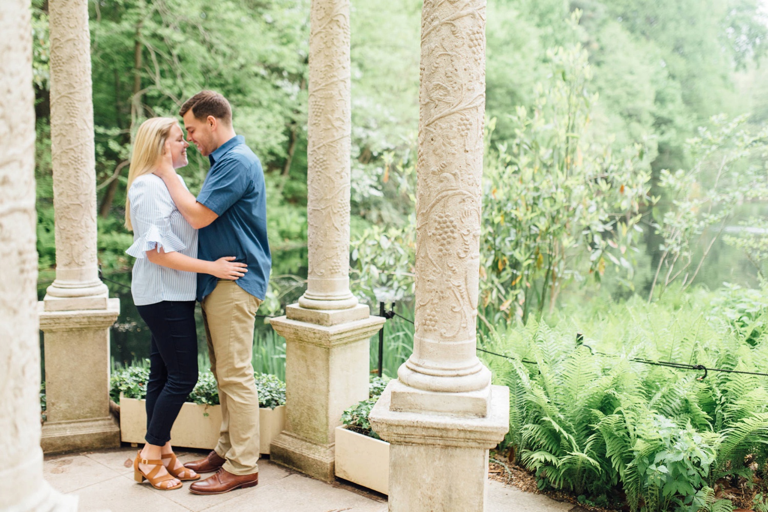 Cody + Stephanie - Longwood Gardens Engagement Session - Kennett Square Wedding Photographer - Alison Dunn Photography photo