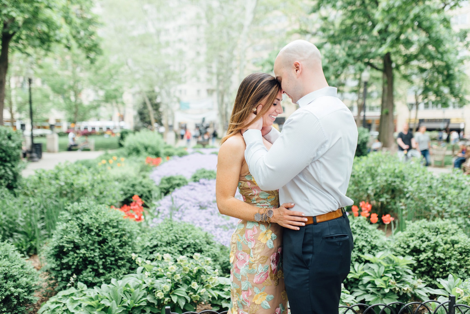 Mike + Sydney - Rittenhouse Square Proposal - Philadelphia Engagement Session - Alison Dunn Photography photo