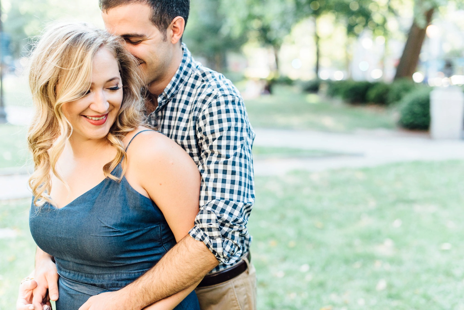 Christen + Brian - Rittenhouse Square Engagement Session - Philadelphia Wedding Photographer - Alison Dunn Photography photo