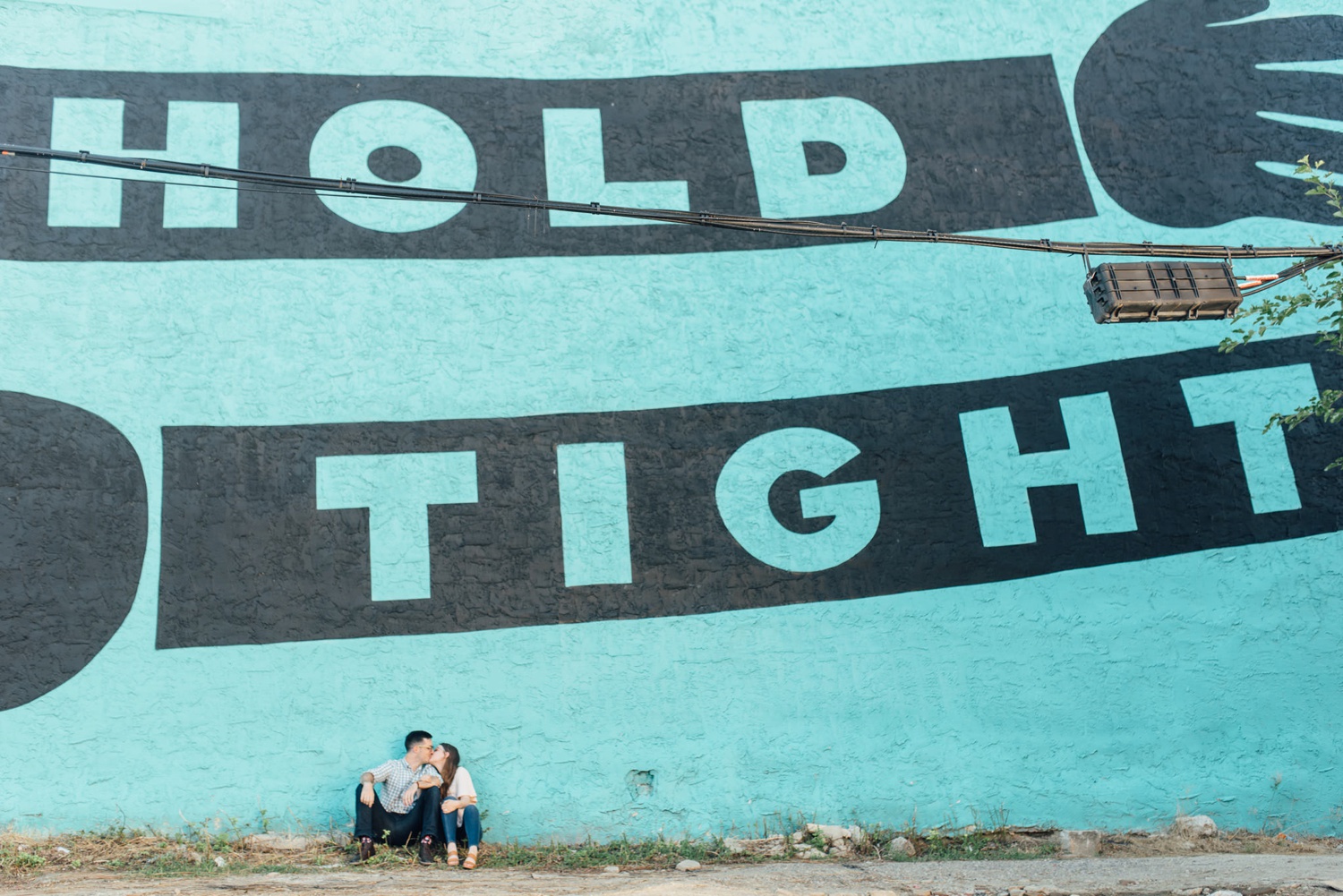 Meryl + Tim - Philly Love Letter Murals - West Philly engagement session - Philadelphia wedding photographer - Alison Dunn Photography photo