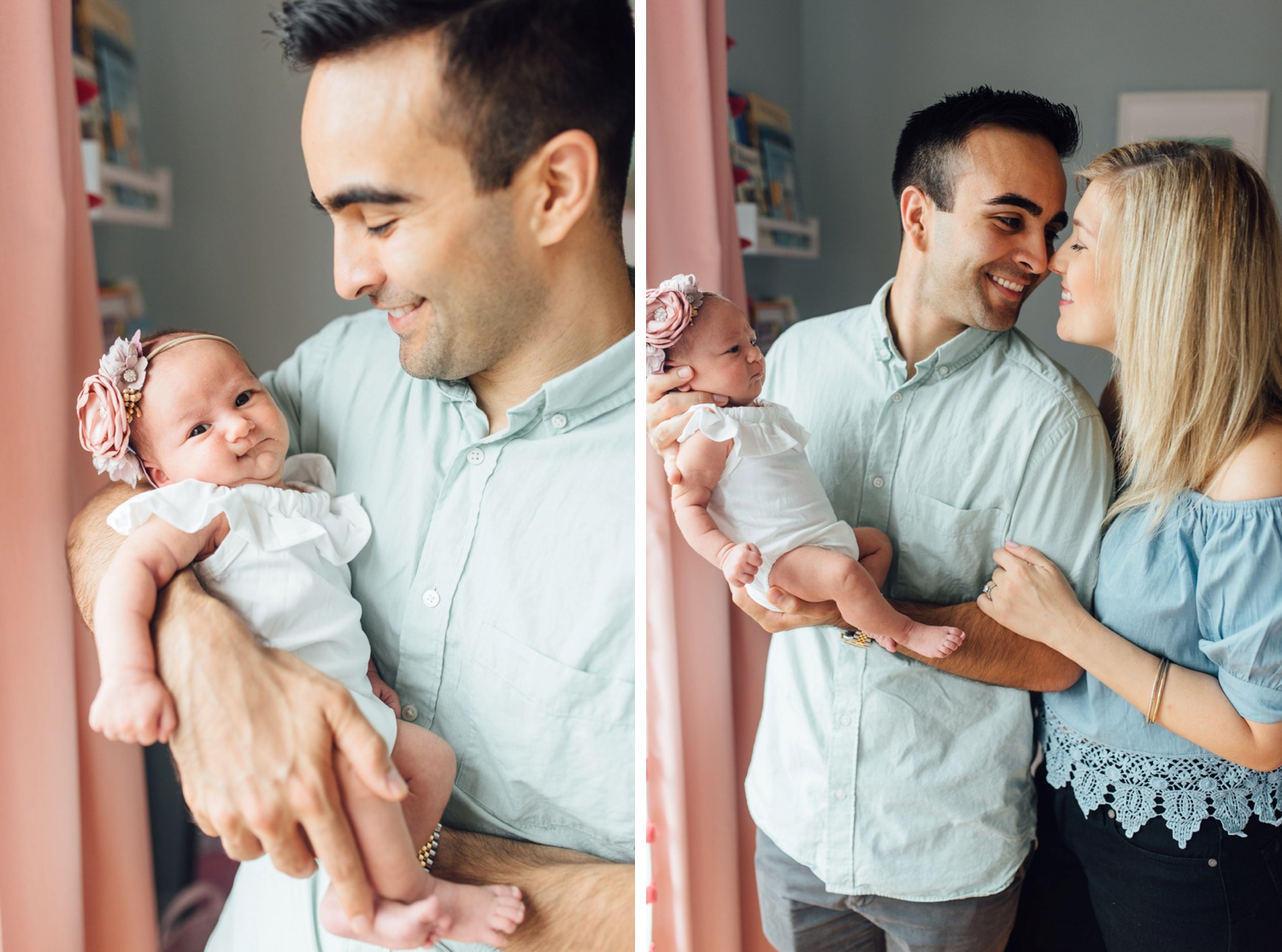 In-Home Newborn Portraits with Philadelphia PA Newborn Photographer