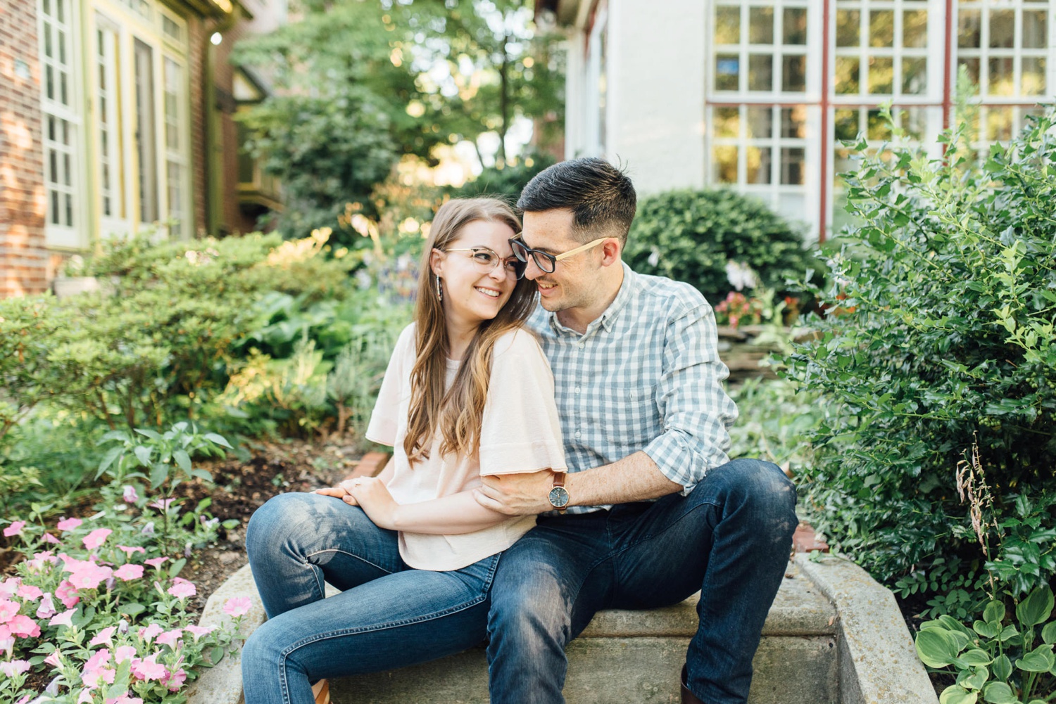 Meryl + Tim - West Philly engagement session - Philadelphia wedding photographer - Alison Dunn Photography photo