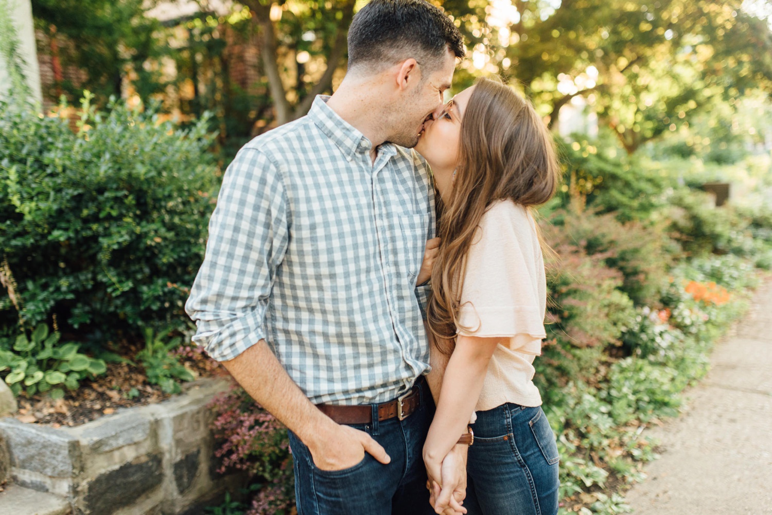 Meryl + Tim - West Philly engagement session - Philadelphia wedding photographer - Alison Dunn Photography photo