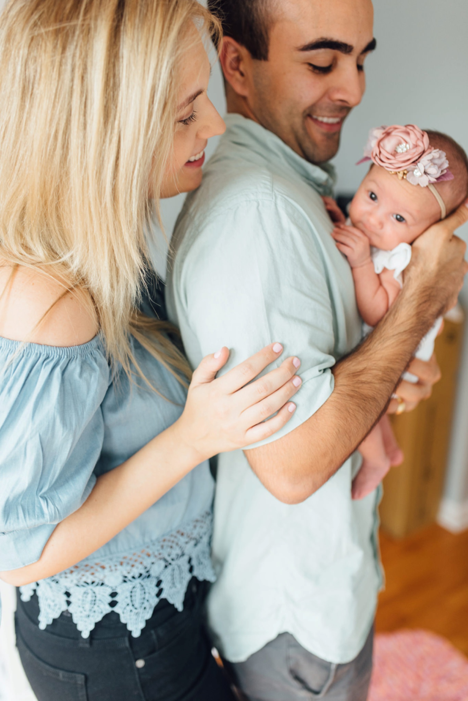 Vahdatpour Family - Philadelphia In-Home Lifestyle Newborn Session - Philadelphia Family Photographer - Alison Dunn Photography photo