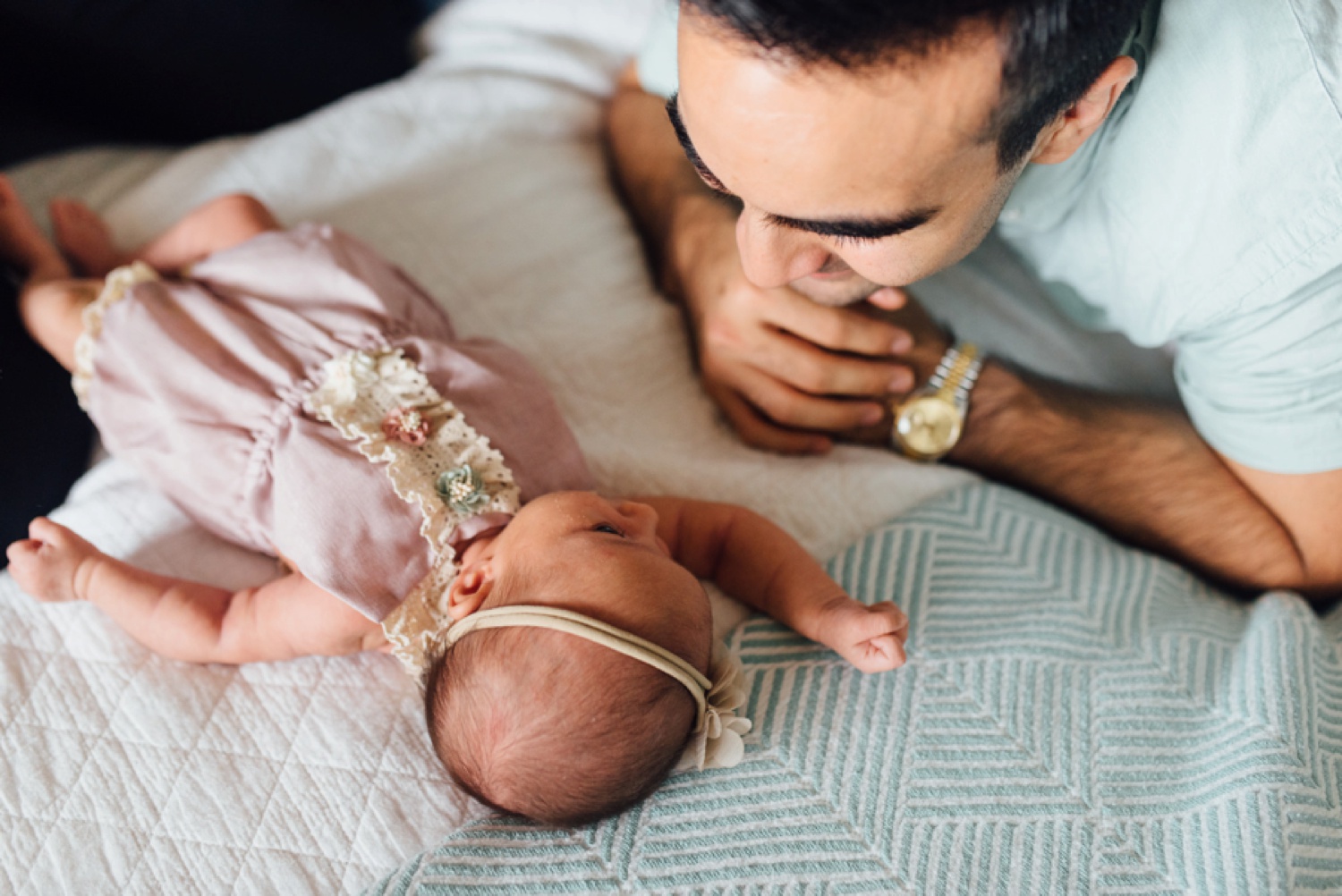 Vahdatpour Family - Philadelphia In-Home Lifestyle Newborn Session - Philadelphia Family Photographer - Alison Dunn Photography photo