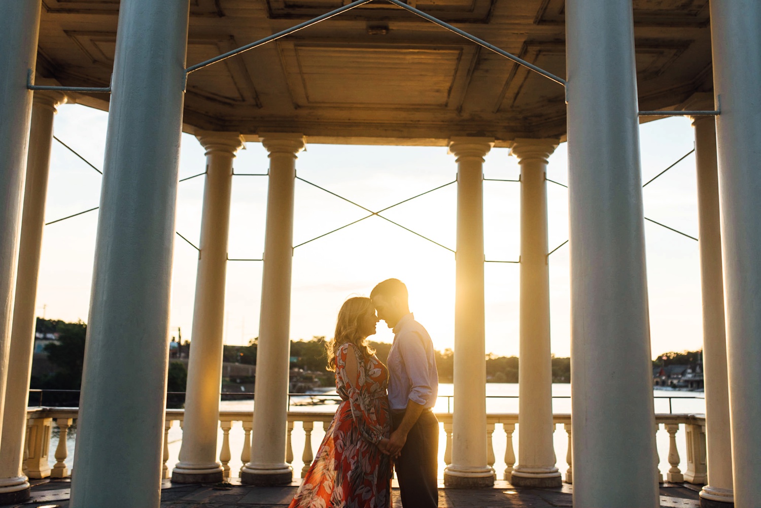 Christen + Brian - Art Museum Engagement Session - Philadelphia Wedding Photographer - Alison Dunn Photography photo