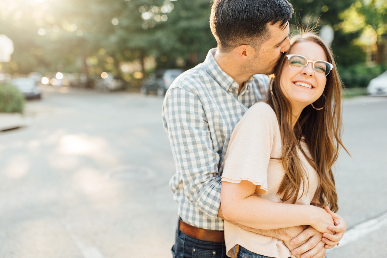 Meryl + Tim - West Philly engagement session - Philadelphia wedding photographer - Alison Dunn Photography photo