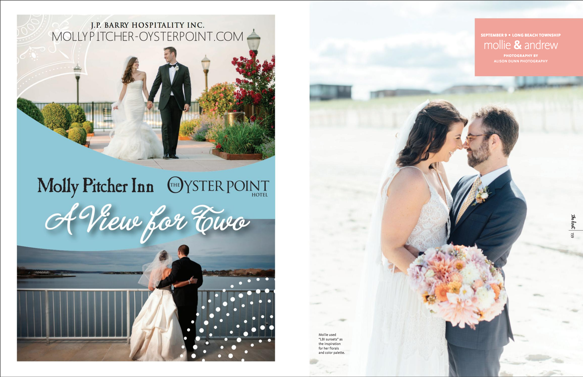 The Knot New Jersey - Long Beach Island featured wedding photo