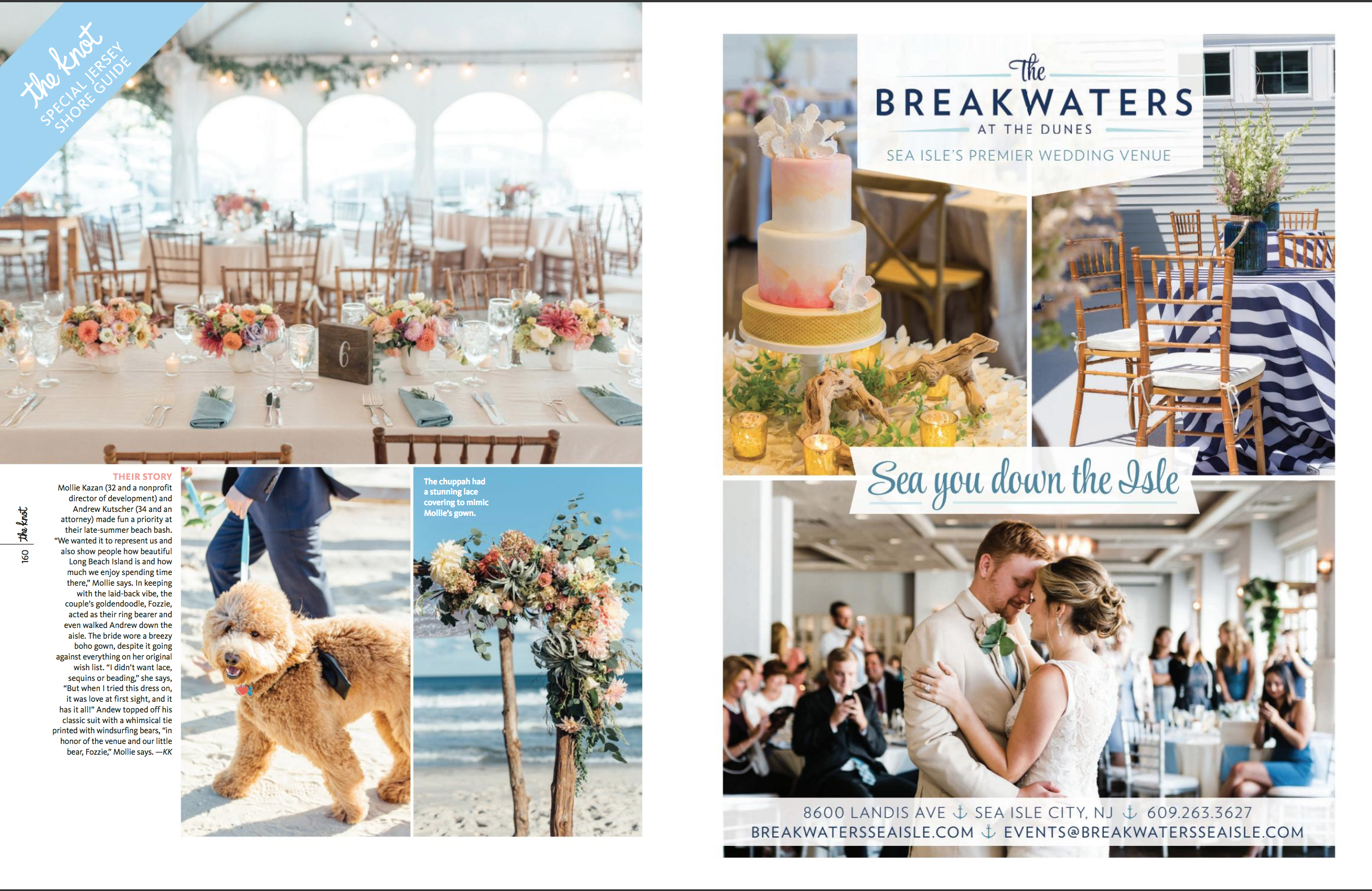 The Knot New Jersey - Long Beach Island featured wedding photo