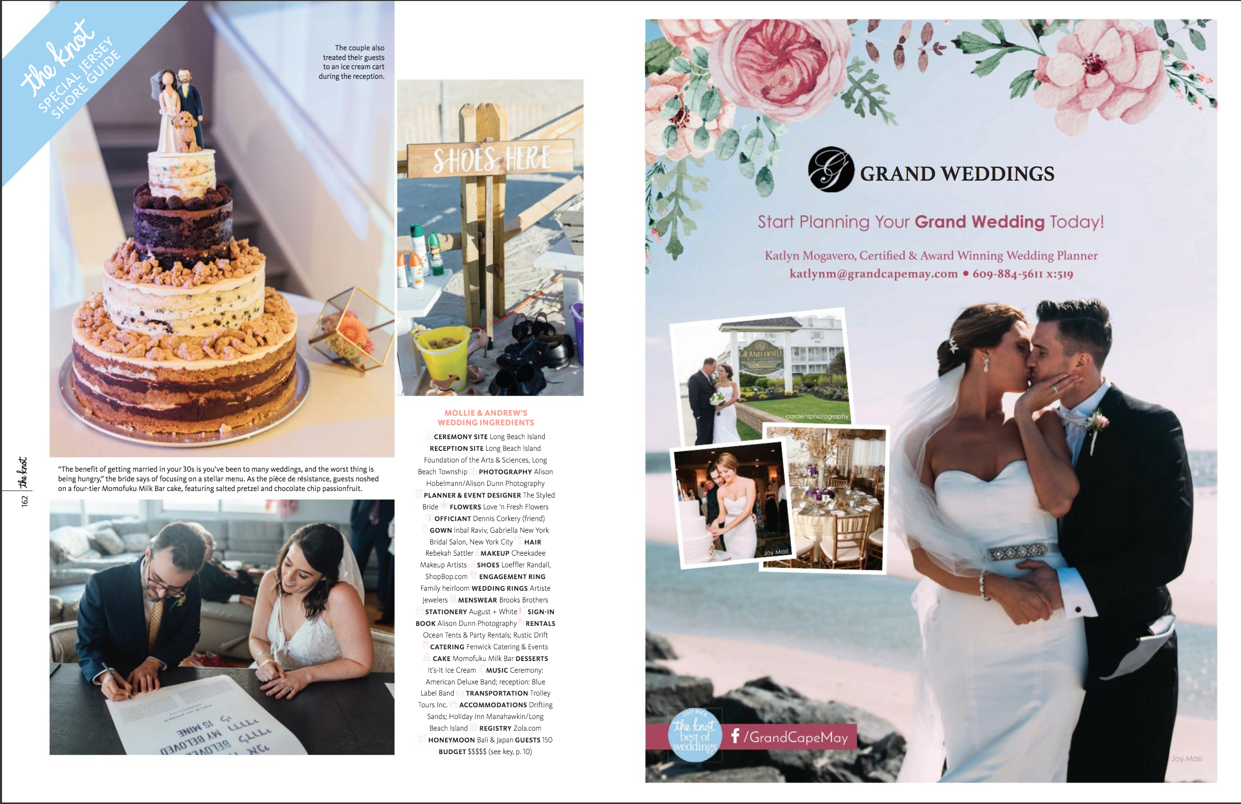 The Knot New Jersey - Long Beach Island featured wedding photo