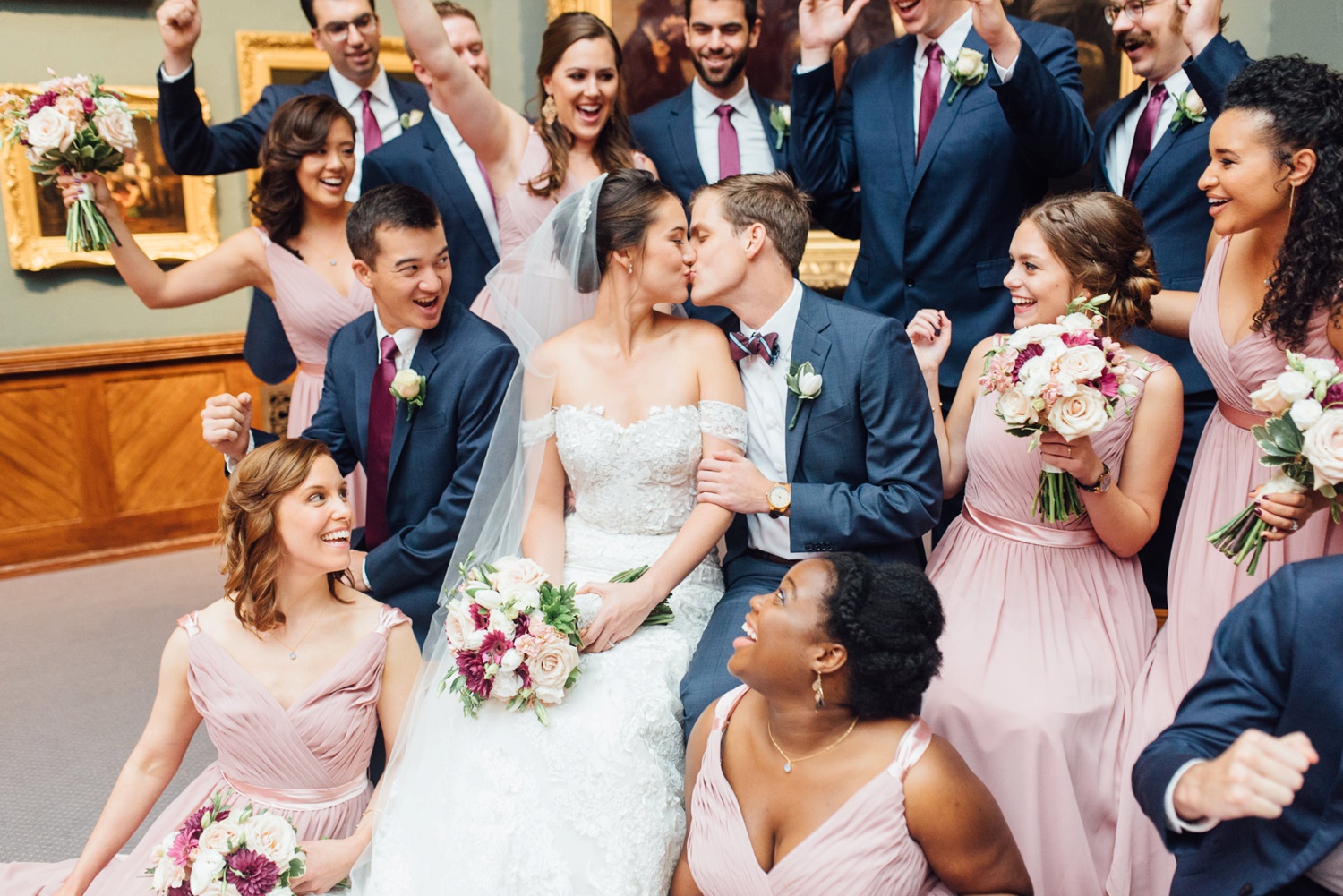 Erica + Chase - PAFA Wedding - Philadelphia Wedding Photographer - Alison Dunn Photography photo