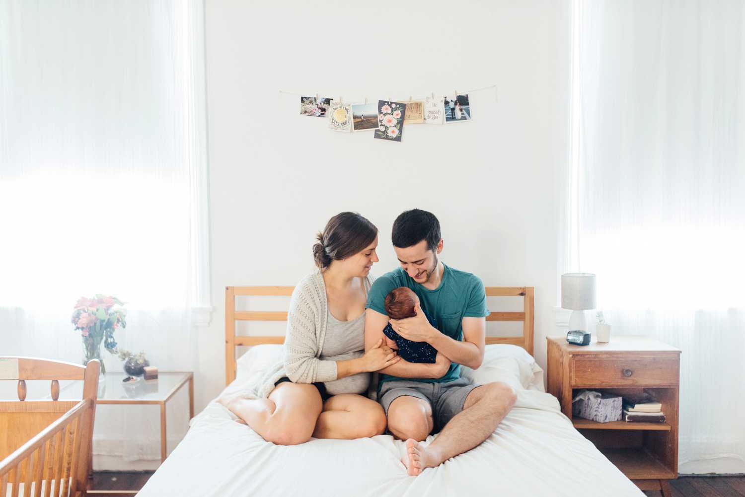 Clark Family - In-Home Lifestyle Newborn Session - Philadelphia Family Photographer - Alison Dunn Photography photo