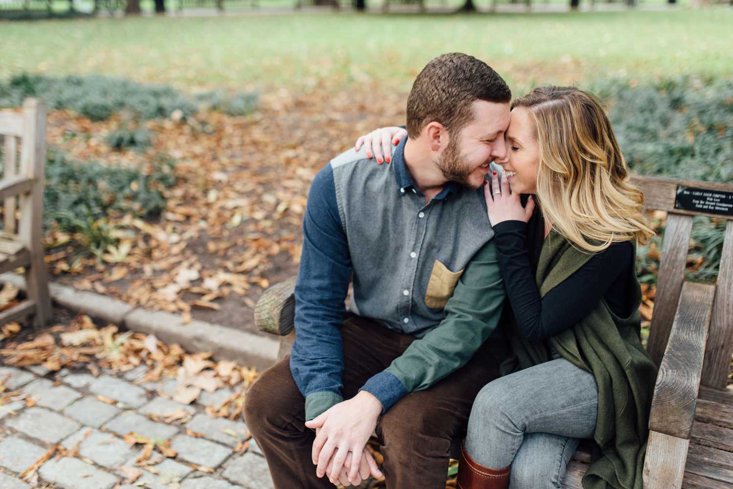 Rachel + Jeff - Rittenhouse Square Engagement Session - Philadelphia Wedding Photographer - Alison Dunn Photography photo