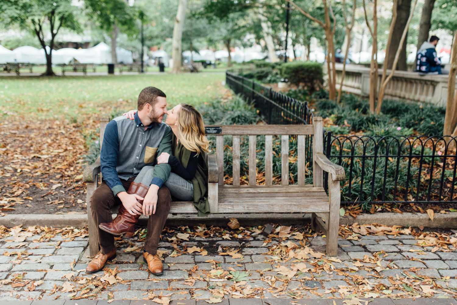 Rachel + Jeff - Rittenhouse Square Engagement Session - Philadelphia Wedding Photographer - Alison Dunn Photography photo