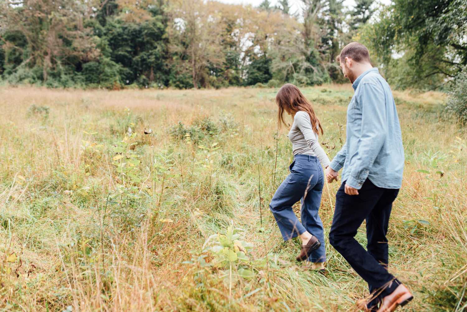 Emma + Peter - Ridley Creek State Park Engagement Session - Philadelphia Wedding Photographer - Alison Dunn Photography photo