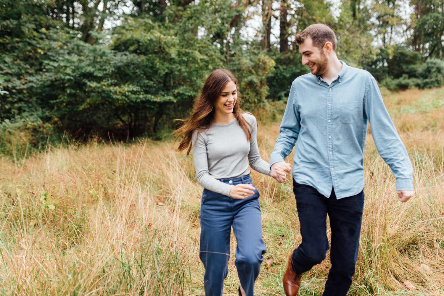 Emma + Peter - Ridley Creek State Park Engagement Session - Philadelphia Wedding Photographer - Alison Dunn Photography photo